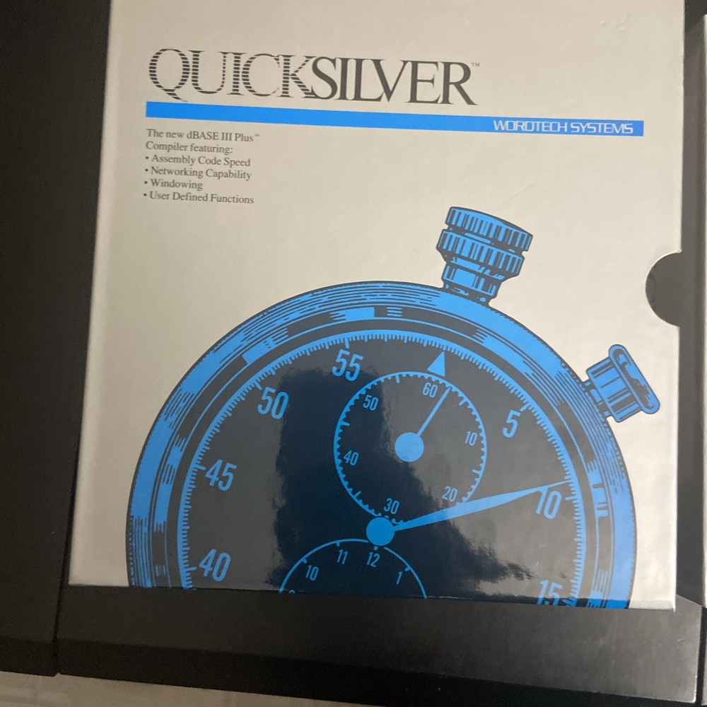 QUICKSILVER by Wordtech Systems. Compiler Software Box Set No CD/floppy