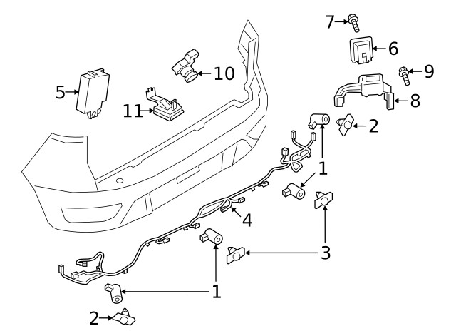 Genuine Ford Control Module HU5Z-15K866-G