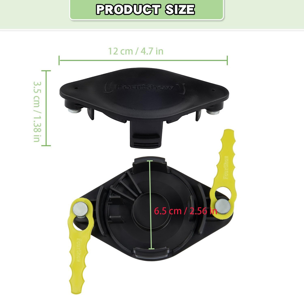 【Quickload】 Bladed Trimmer Head Compatible with Ryobi String Trimmer 18V 24V Hyb
