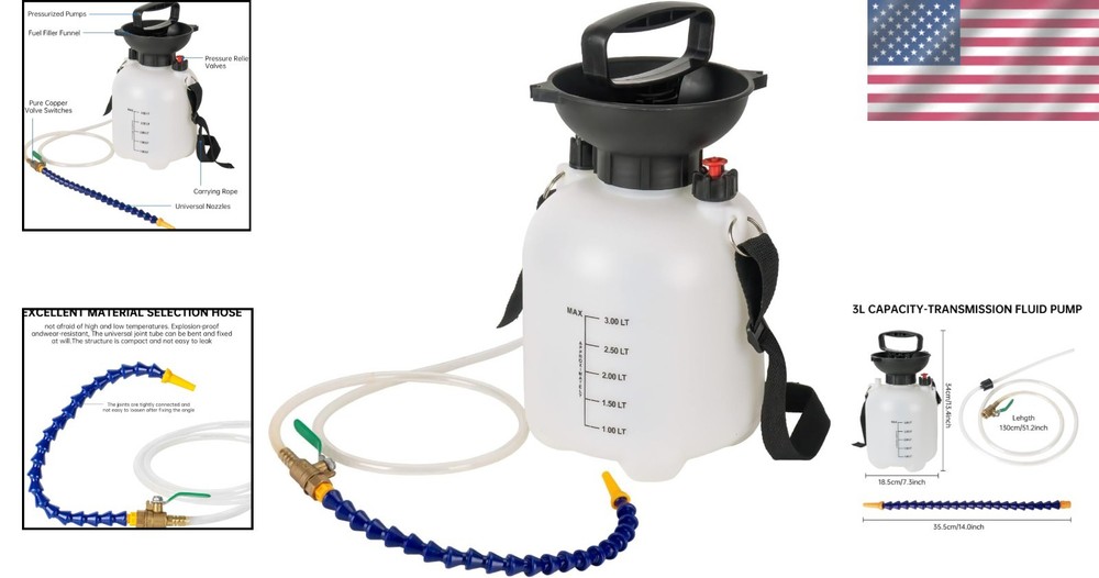 Efficient Transmission Fluid Hand Pump - Lightweight & Durable Automotive Tool