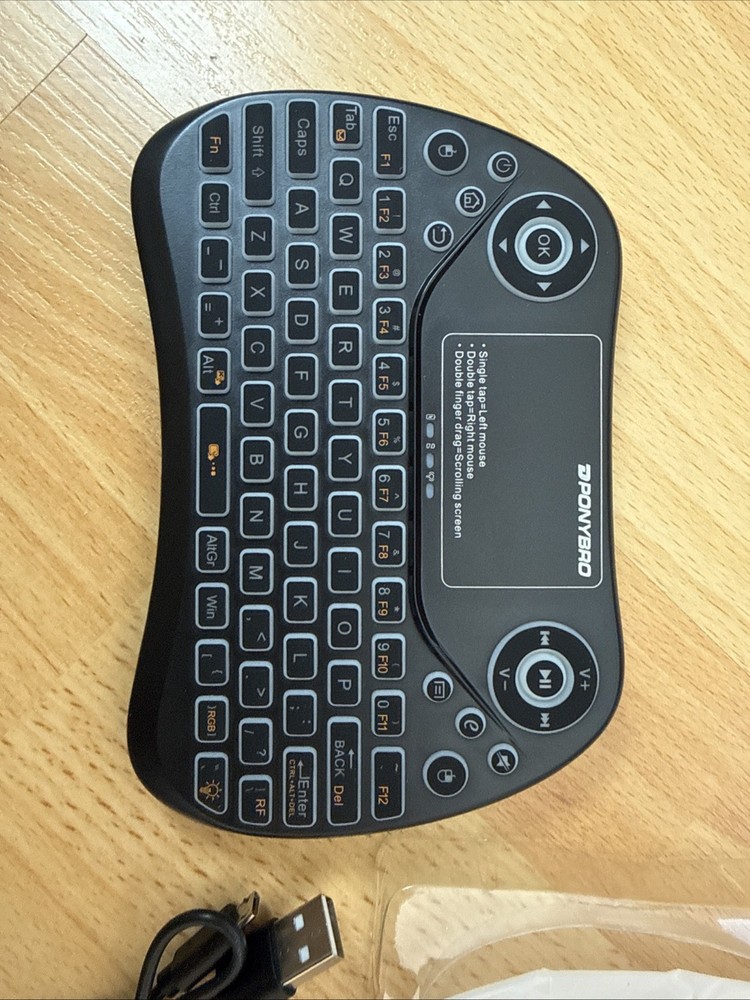 PONYBRO Mini Wireless Keyboard Portable Handheld