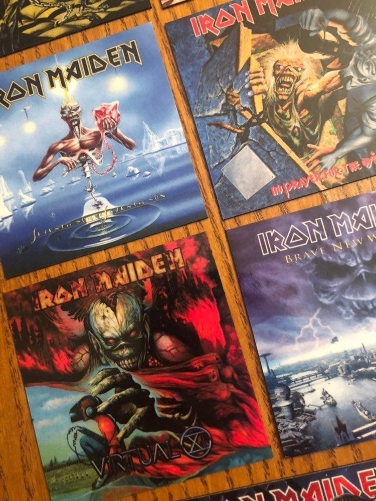 Iron Maiden fridge magnets full set