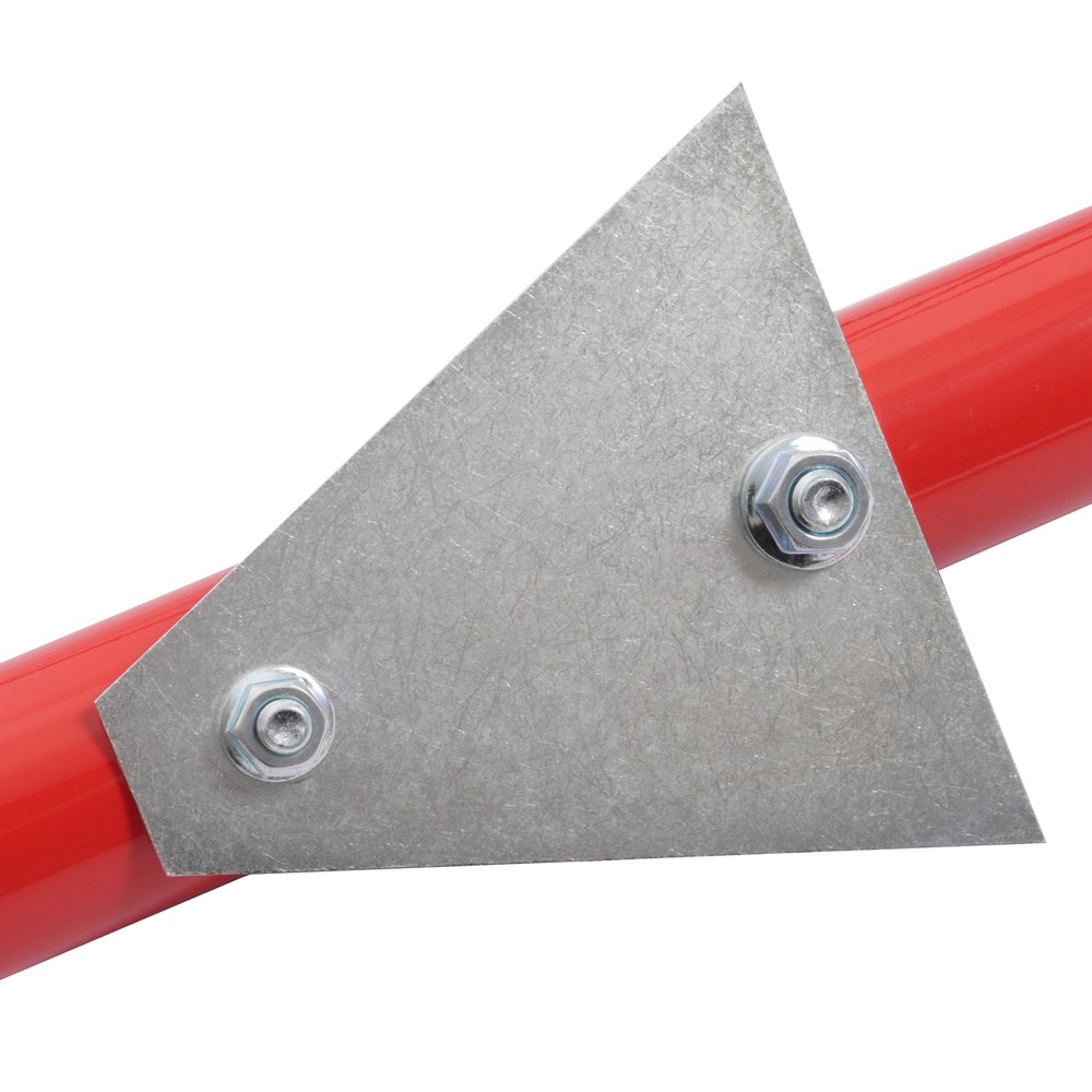 Universal Mailbox Post Support Ideal for Both Rural and Residential Galvanized
