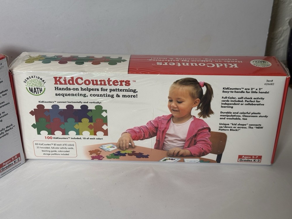 Sensational Math KidCounters & Hands On Tally Marks Lot Sealed