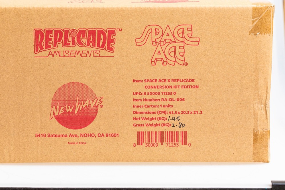 Replicade - SPACE ACE - Arcade Red Conversion Kit - New Wave Toys 1/6 Scale