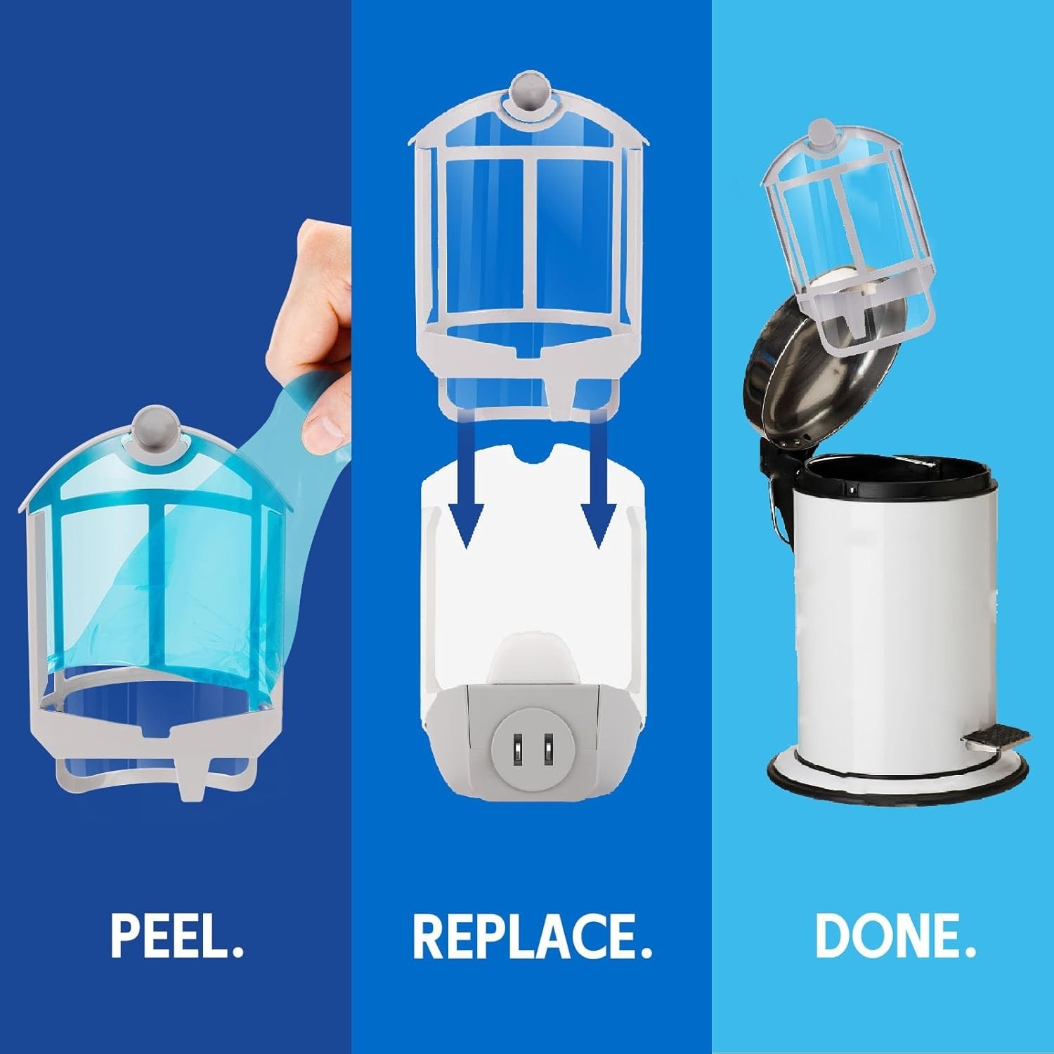 New 16 Pack Refill Cartridge Kit Compatible with ZEVO Plug-in Light M364 and Max