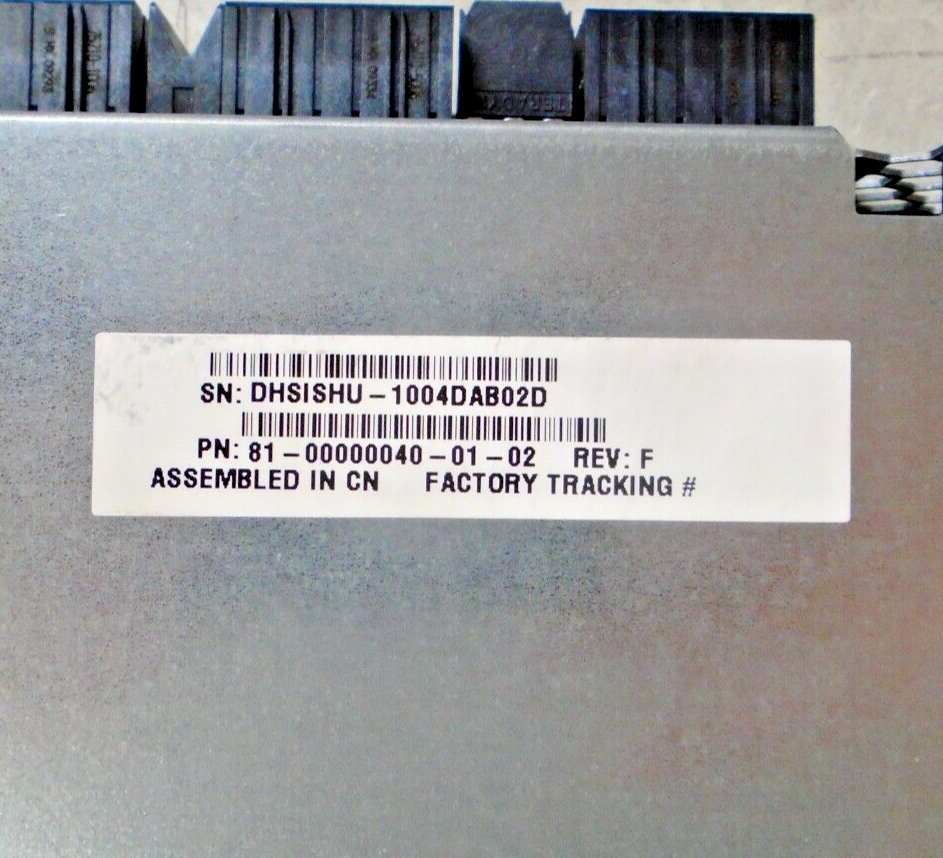 Used Modular Smart Array Case 81-00000040-01-02 REV. F | FRUKC14-01 REV. 54