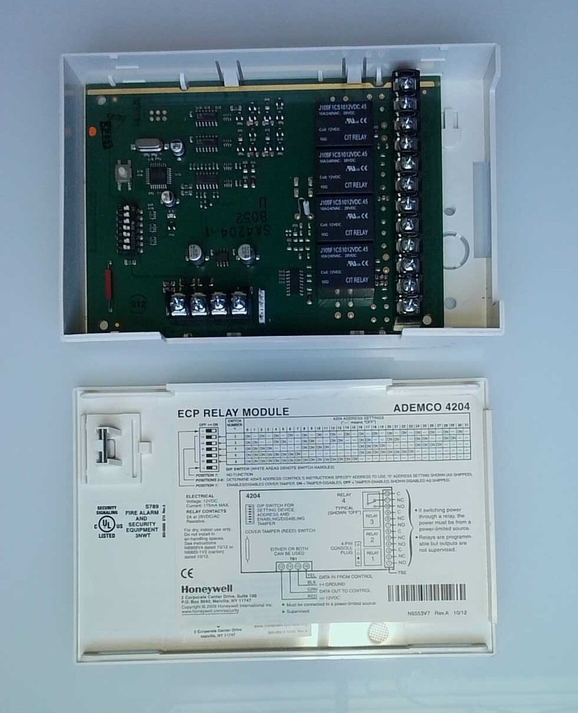 Ademco 4204 ECP Relay Module