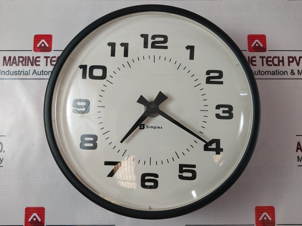 Simplex 6310 8013 Wall Clock 24 VDC .035AMP