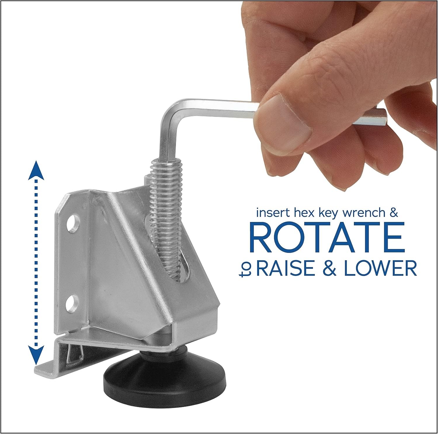 Heavy Duty Adjustable Leveling Feet Ideal for Desks, Tables, Shelving Units