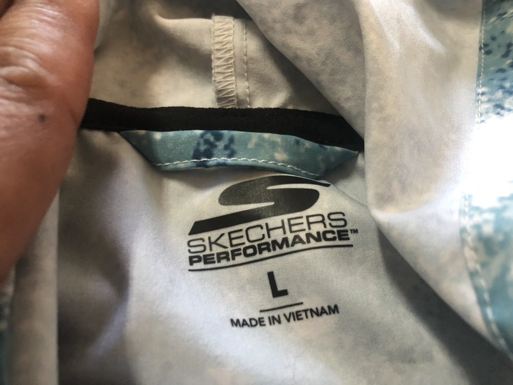 Skechers Performance Light Windbreaker Thin Track Jacket Size L Large