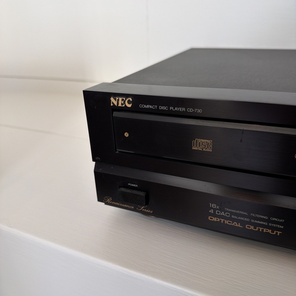 Vintage NEC CD-730 Renaissance Version 4 DAC Compact Disc Player Digital- MINT