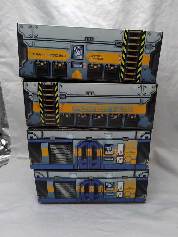(4) Infinity Icestorm 28MM Terrain Buildings