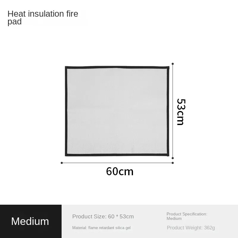 Outdoor Multi-purpose Silicone Cloth High-temperature and Fireproof Mat