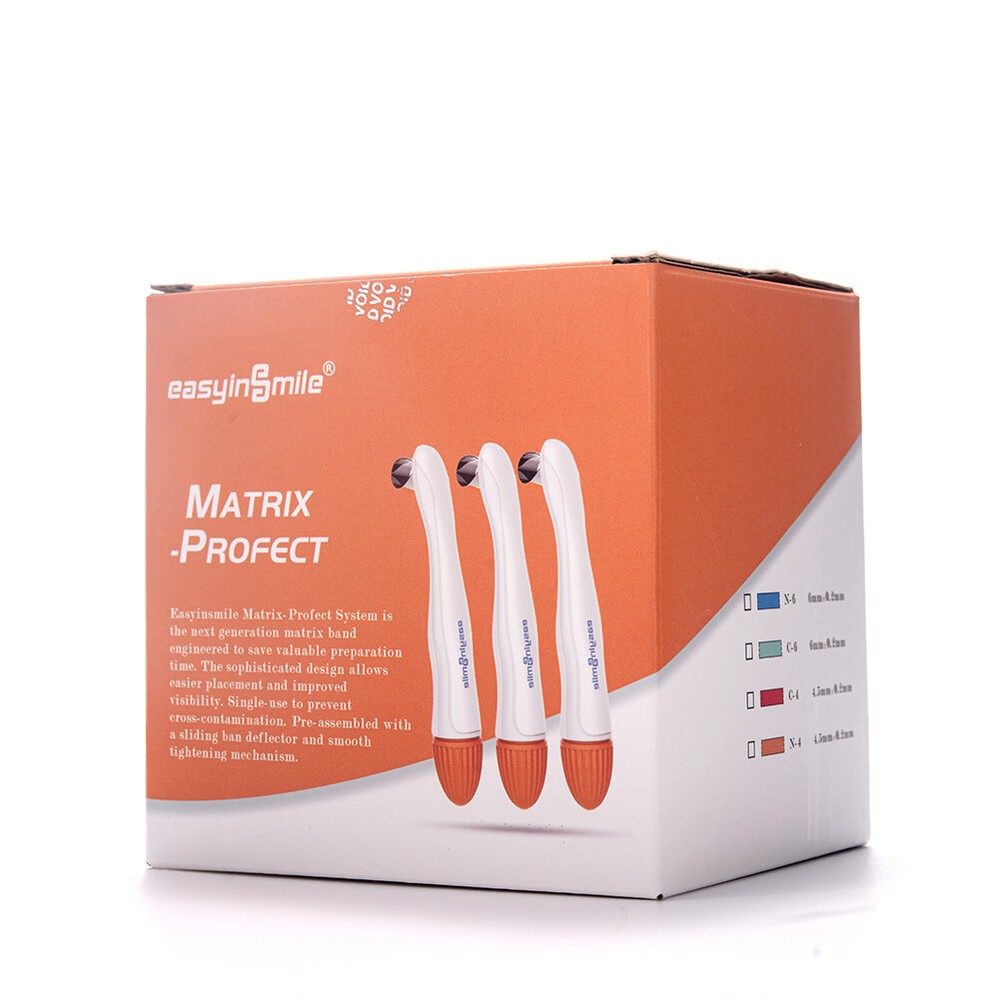 Dental Pro Matrix Bands Disposable Adjust Hold Matrices System Clamp Handle 10pc