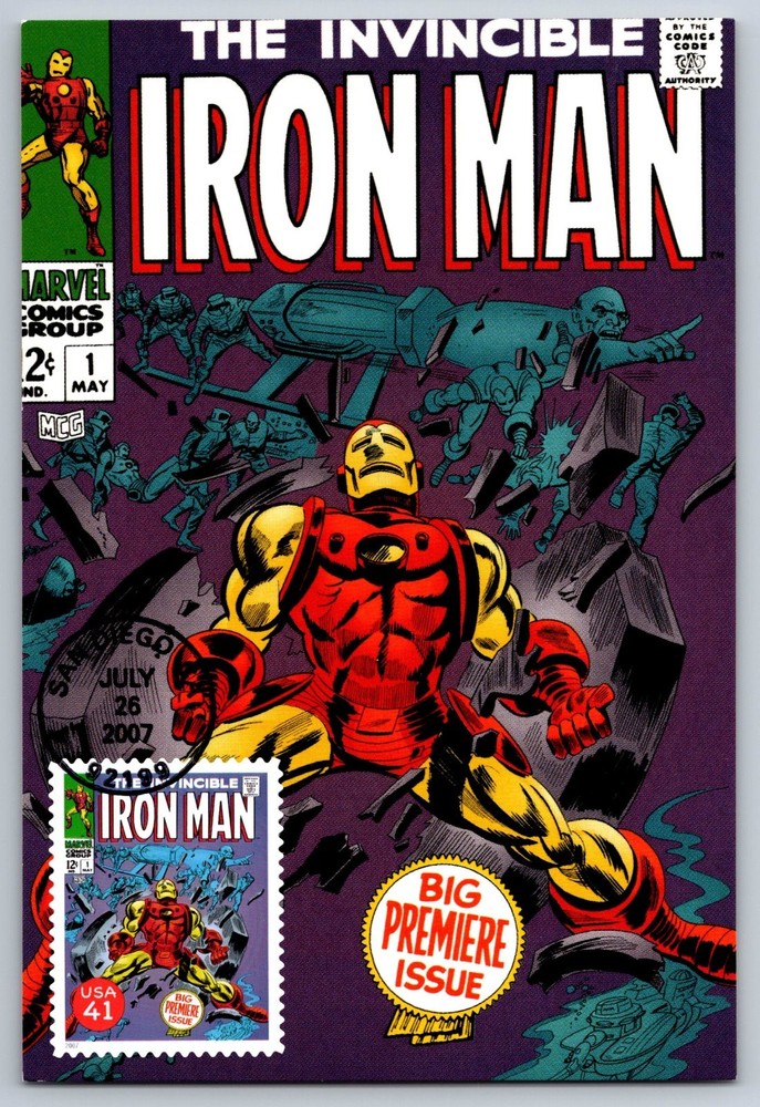 #4159r Iron Man FDC Maxi Card