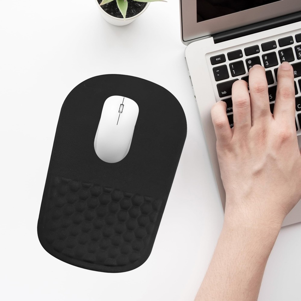 Ergonomic Mouse Pad with Wrist Support, Comfortable Memory Foam Mousepad with...