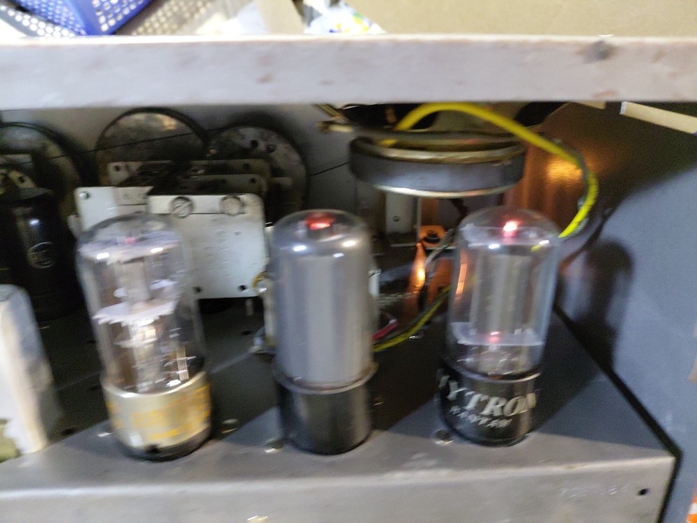 Hallicrafters S - 38D Rec. I WAS TOLD NEW TUBES AND RECAP Part Not Working