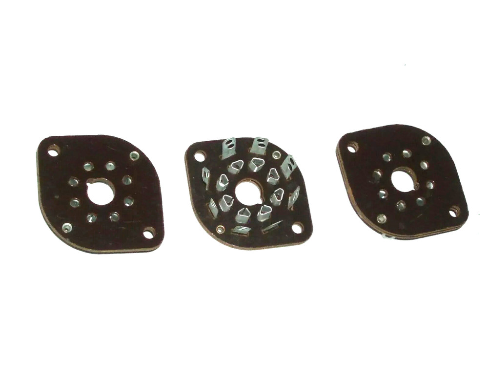 PARASET replica transceiver set of 3 WAFER octal sockets NOS