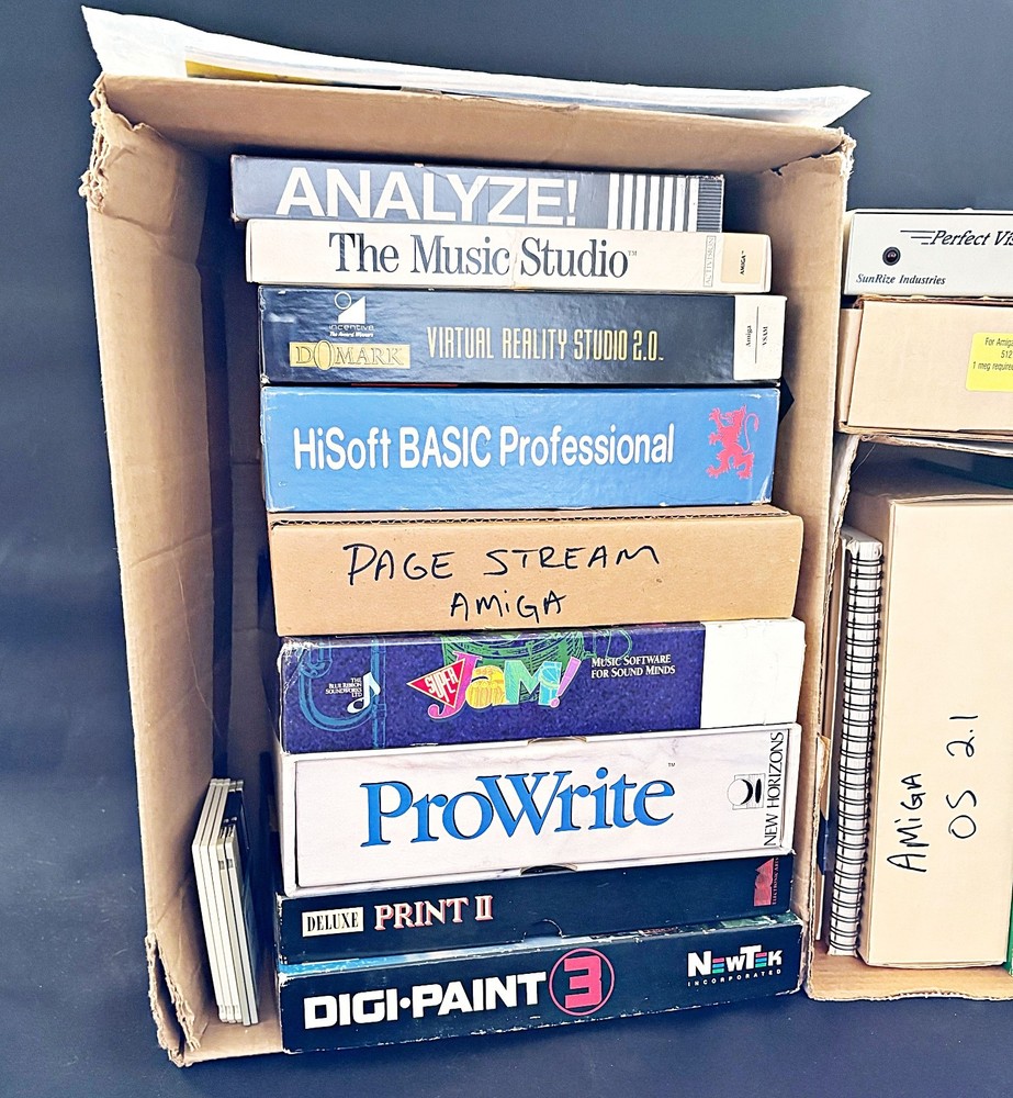 Commodore Amiga 1000 Computer W/ Mouse, Keyboard, Accessories, Software, & More!