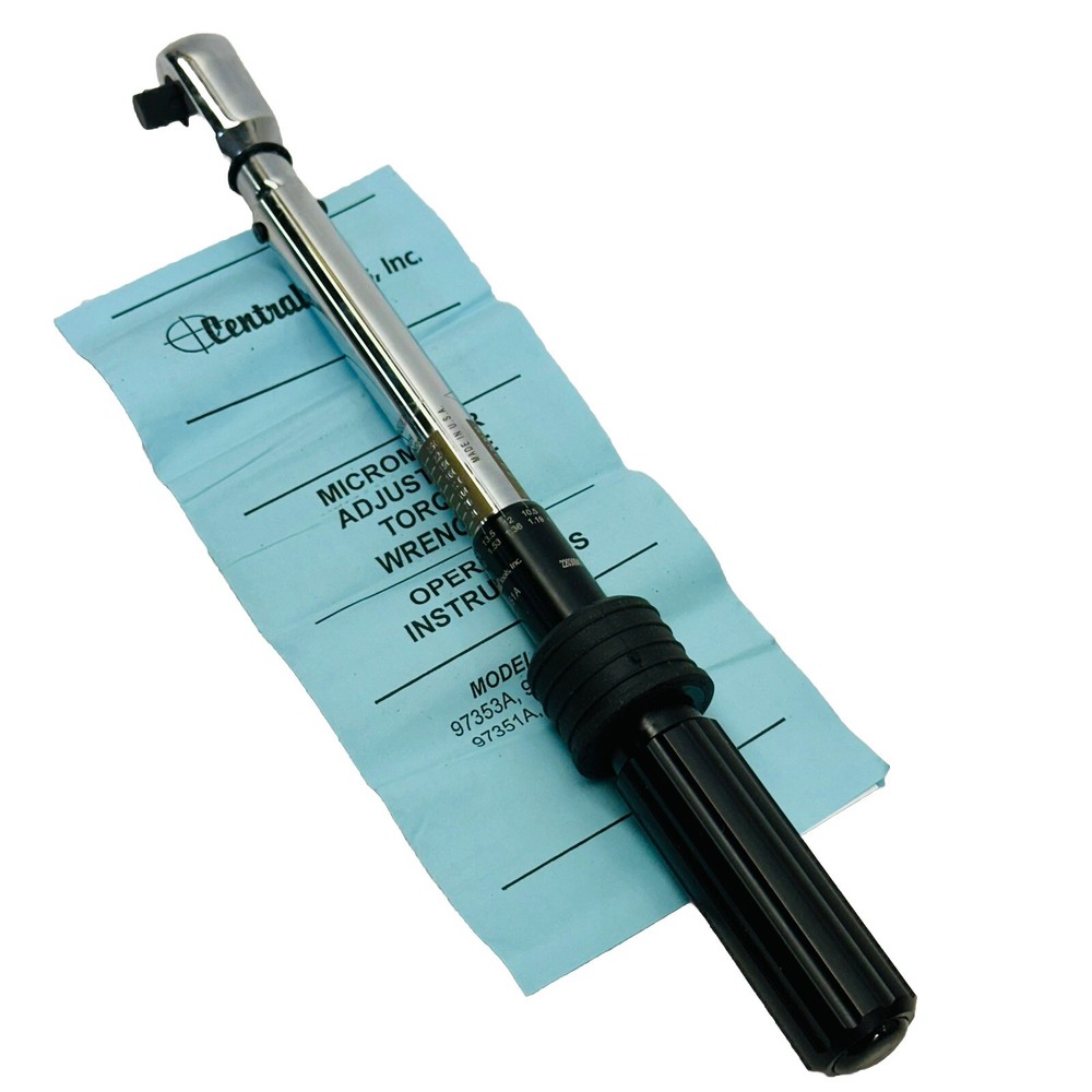 CENTRAL TOOLS 97351A MICROMETER TORQUE WRENCH DRIVE - METAL HANDLE