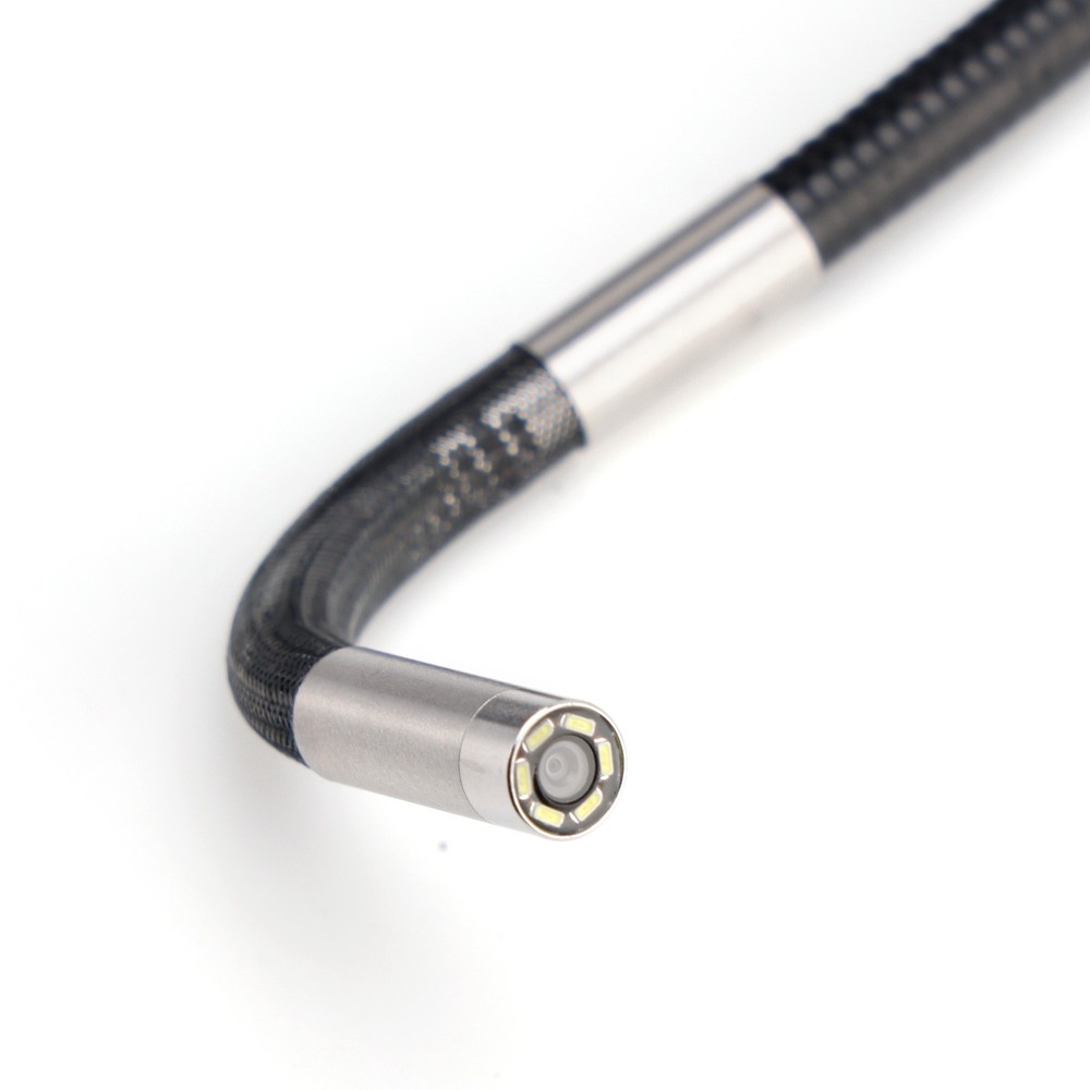 5" LED 2-Way 360°Endoscope W/Light Industrial Articulating Borescope Camera