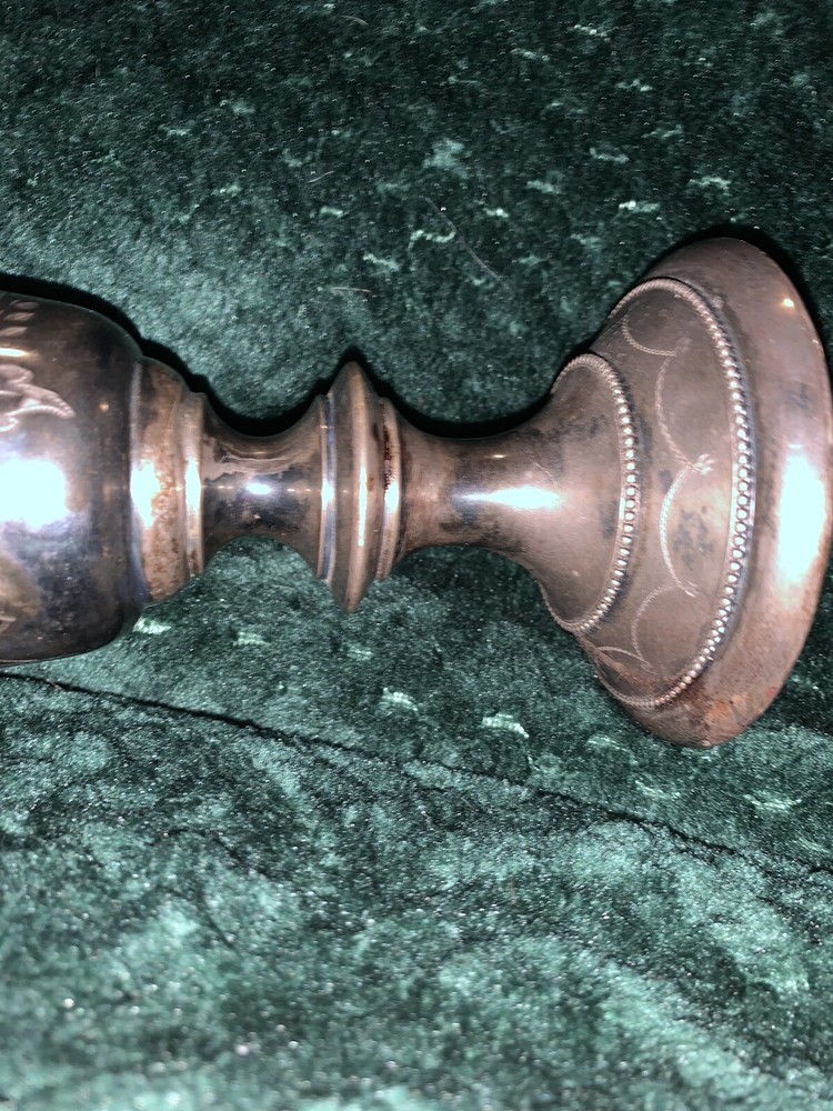 Dated 1902. German Silver Etch Engraved Trophy Goblet.