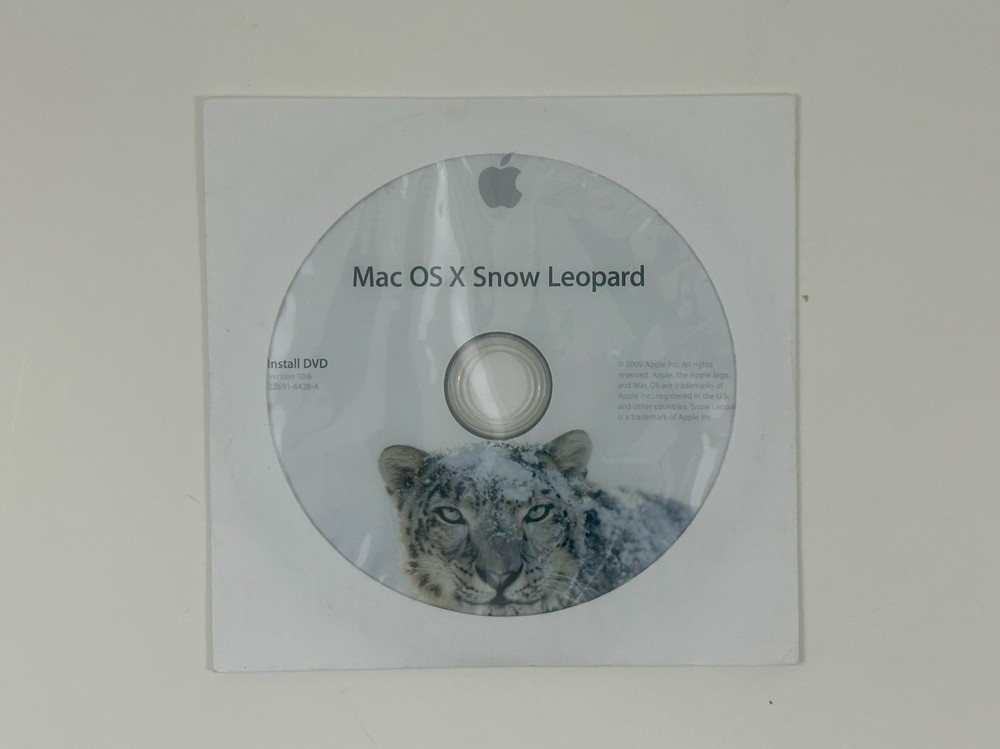 Mac OS X Snow Leopard Version 10.6 Install Disk Family Pack