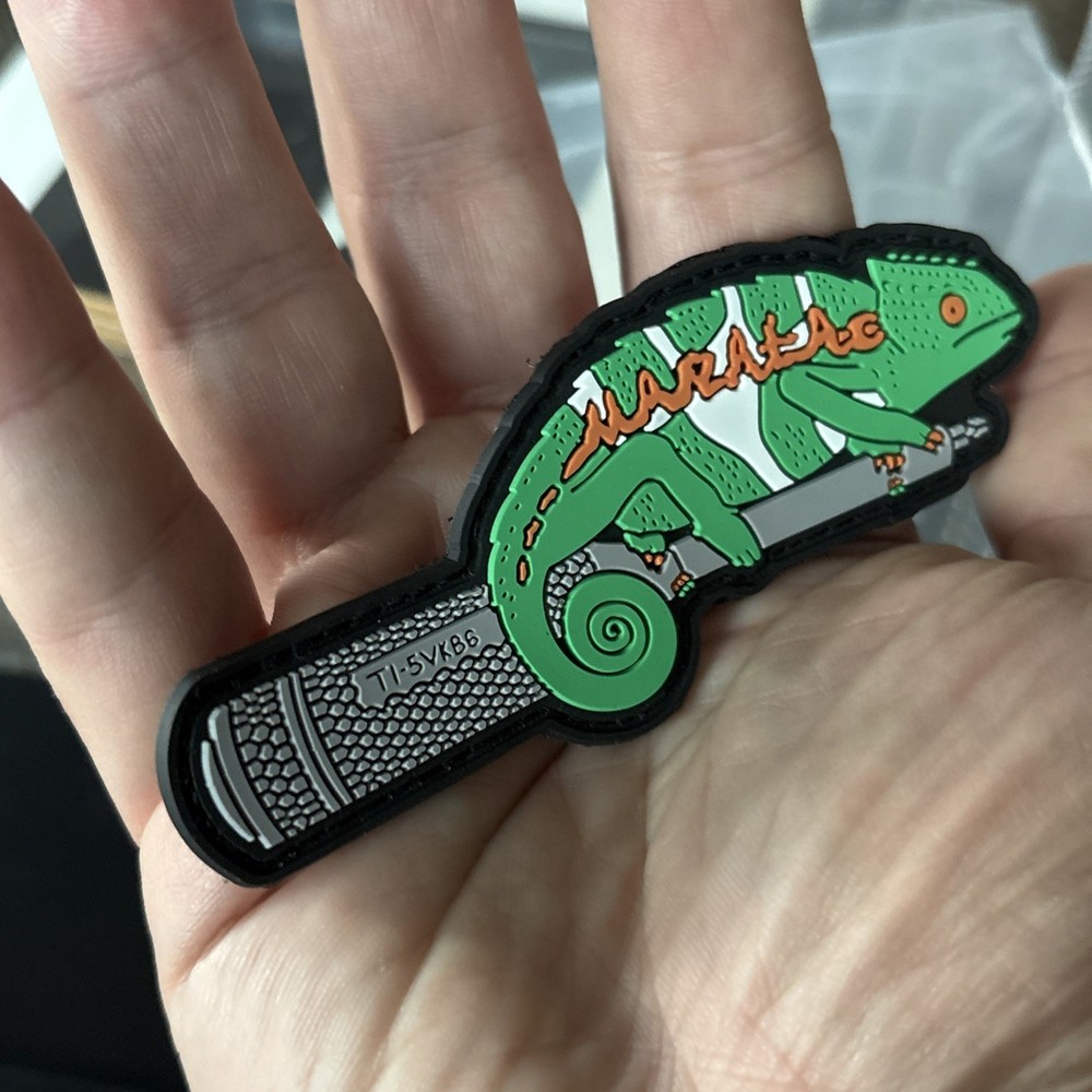 Countycomm Government Products Group hook n loop Patch 4” Aviation Lizard Cool!