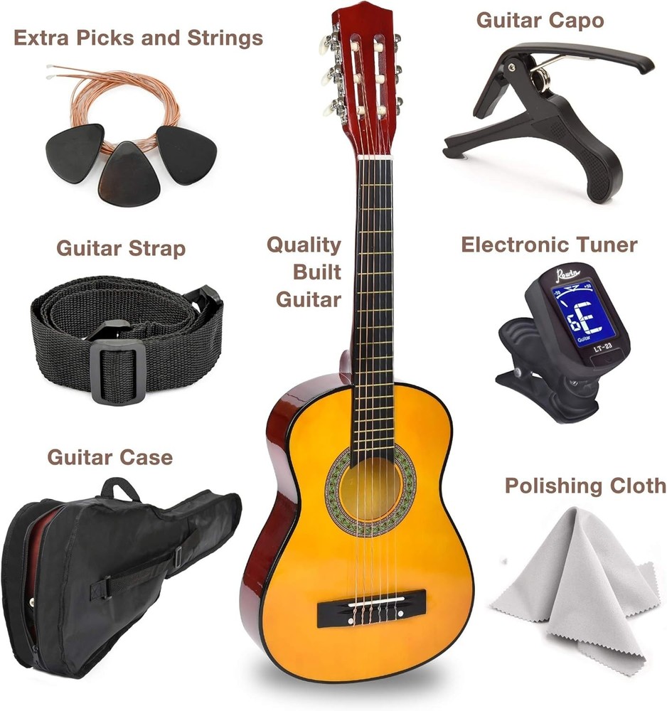 30" Beginner Classical Guitar Set with Accessories