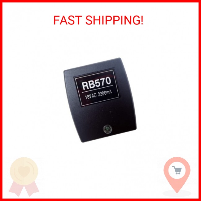 Mighty Mule Gate Opener Replacement Transformer (RB570) , Black