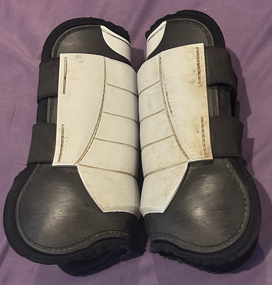 Ludger Beerbaum Eskadron Flexisoft Pro Safe Tendon Boots Front Size Large White