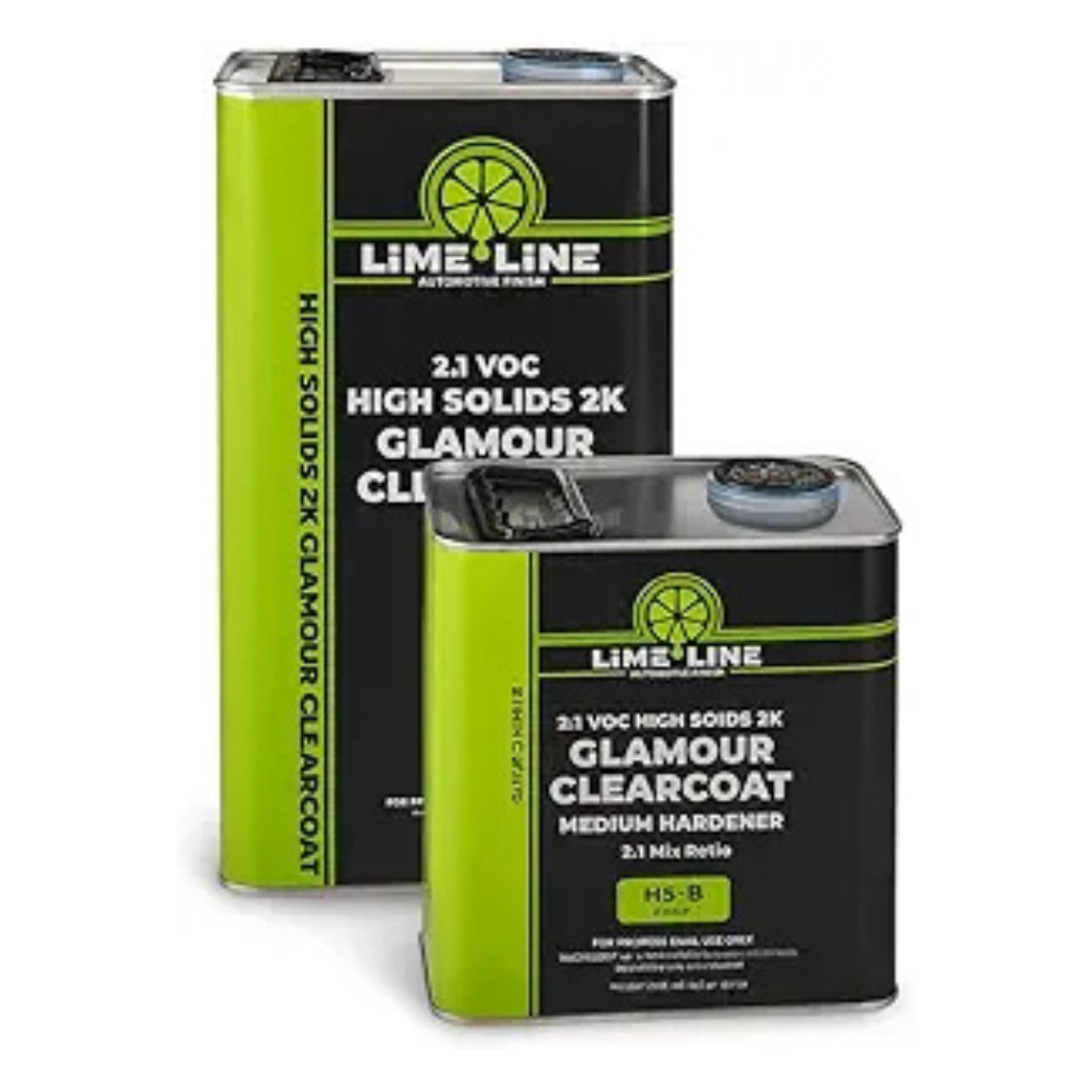 LiME LiNE 2 Gallon Automotive Urethane Clearcoat kit - 2:1 mix High Gloss -Clear