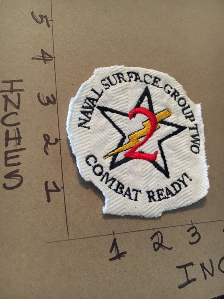 US Navy Naval Surface Group Two (cut off) patch 4/22/25