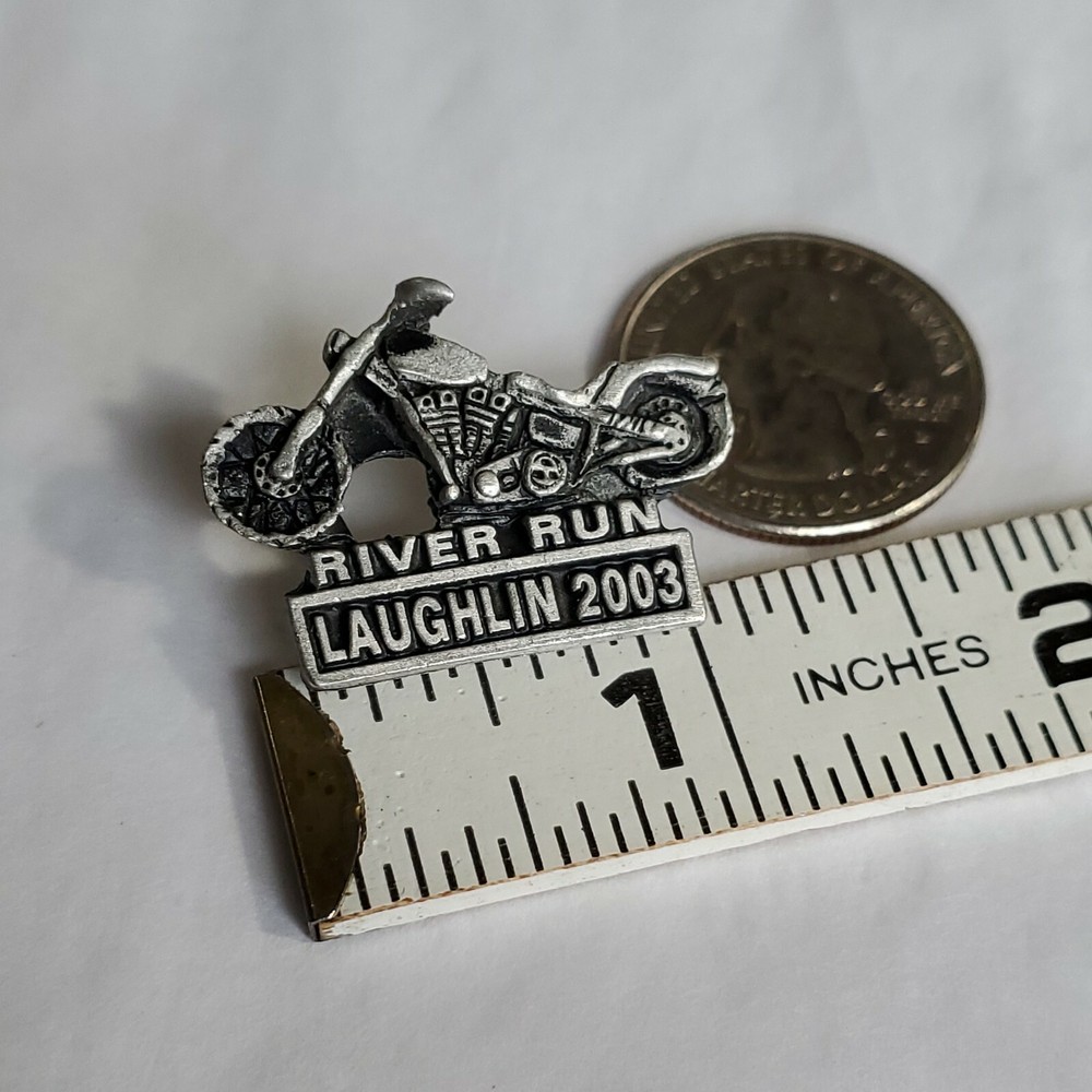 River Run Laughlin 2003 Motorcycle Jacket Pin By Lady Hawk