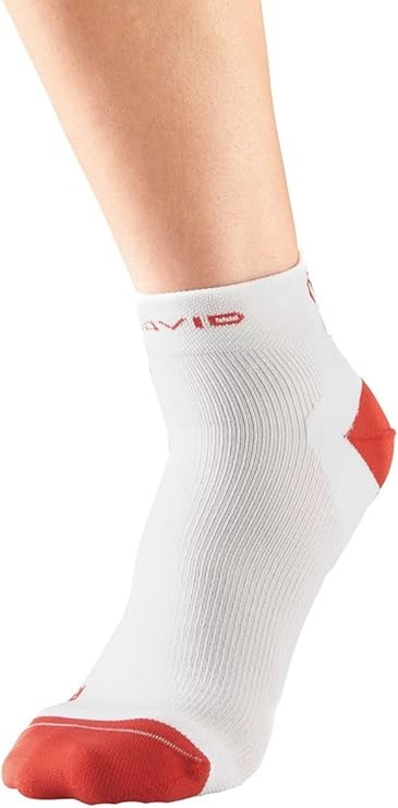 McDavid 8833 5K Low-Cut Runner Socks, White, 5