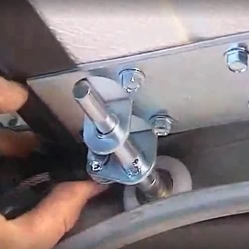 Quiet Nylon Garage Door Rollers, 4" Stem, 11 Ball Bearing, Long Lasting