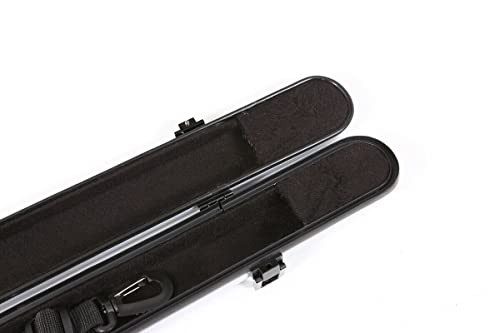 Hard Shell Bow Case for 2pcs Violin/Viola/Cello Bows with Adjustable Black
