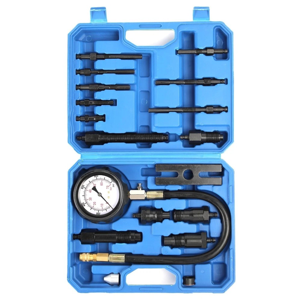 17pc Diesel Engine Compression Tester Kit, Diesel Compression Tester Cylinder...