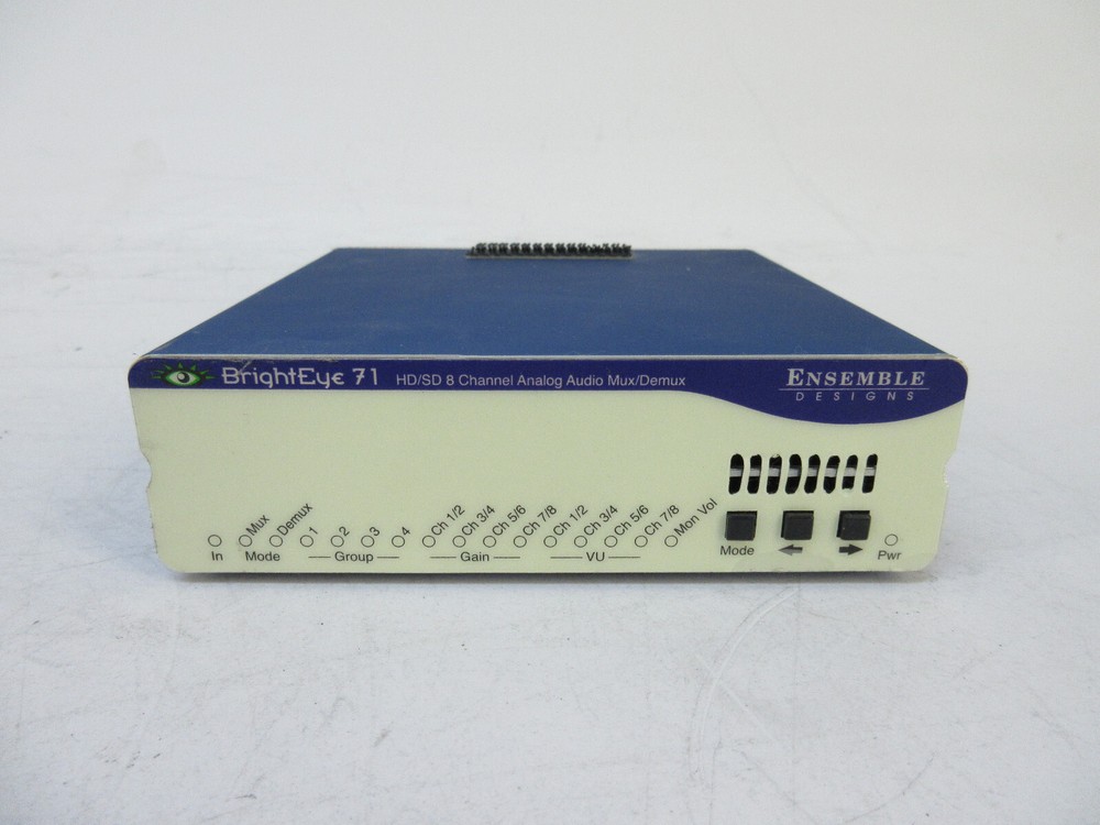 Ensemble Designs BrightEye 71 HD/SD 8 Channel Analog Audio Embed / Dis-embed