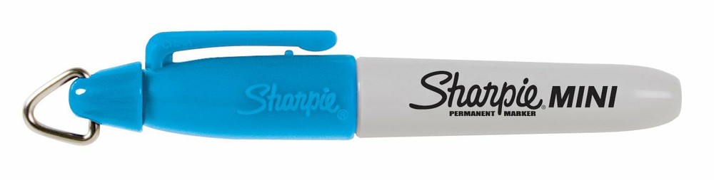 Sharpie 1874248 Mini Permanent Marker, Fine Point, Turquoise, 1 Count