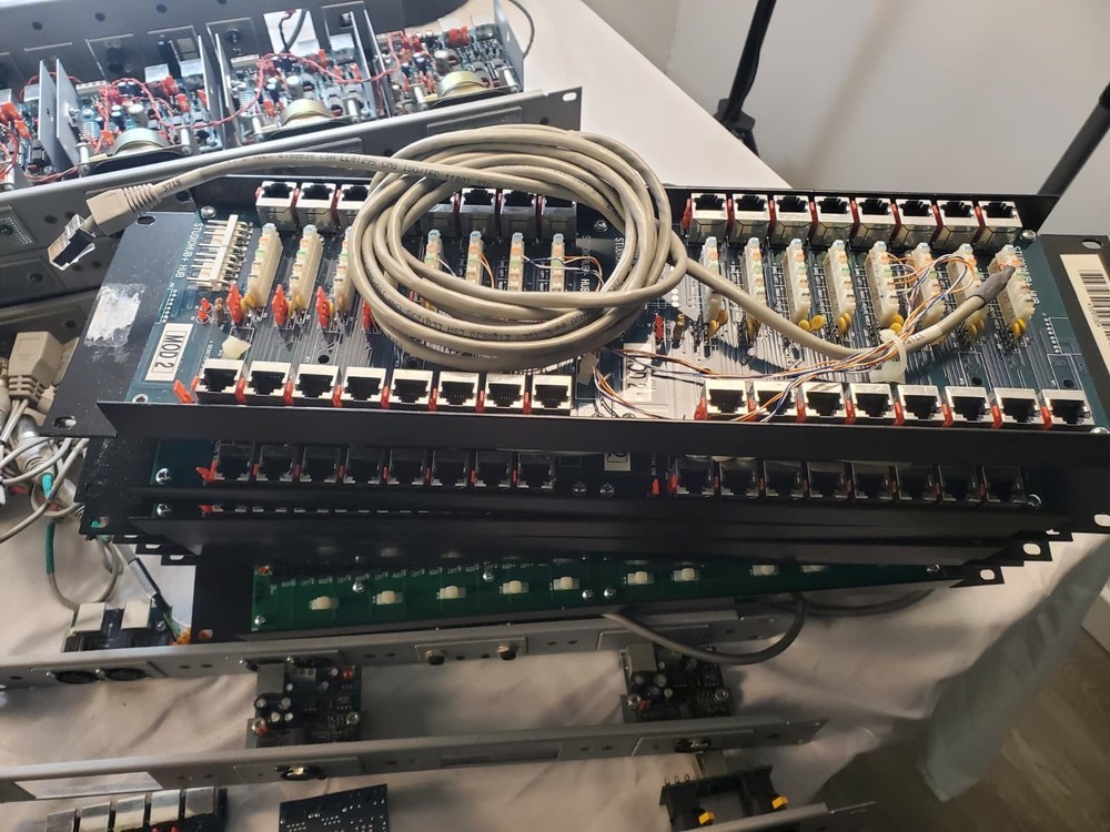 StudioHub Broadcast Audio System Lot Tested Rack Units Panels Modules CAT5
