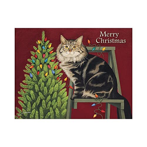 Stringing Lights Boxed Christmas Cards (1004833)