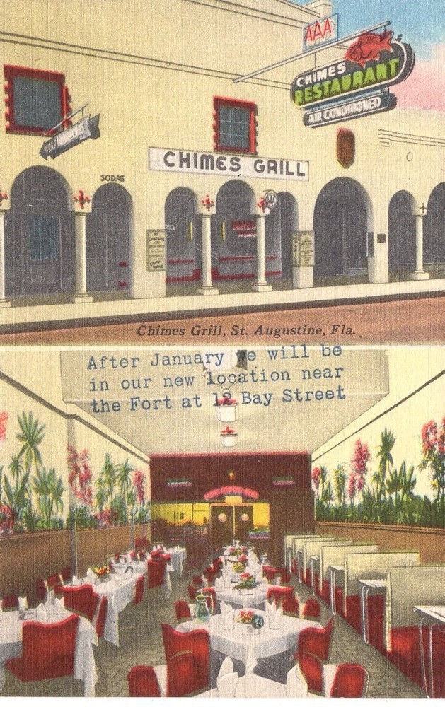 CHIMES GRILL, ST. AUGUSTINE, FL - PC2475