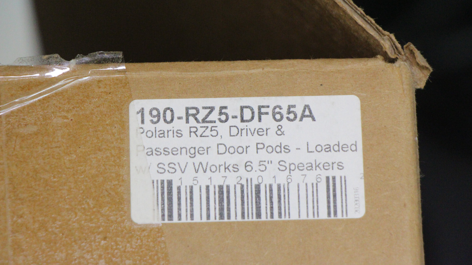SSV Works Front Door Speaker pods W/ 6.5" SSV Speakers 20-24 Polaris RZR PRO XP
