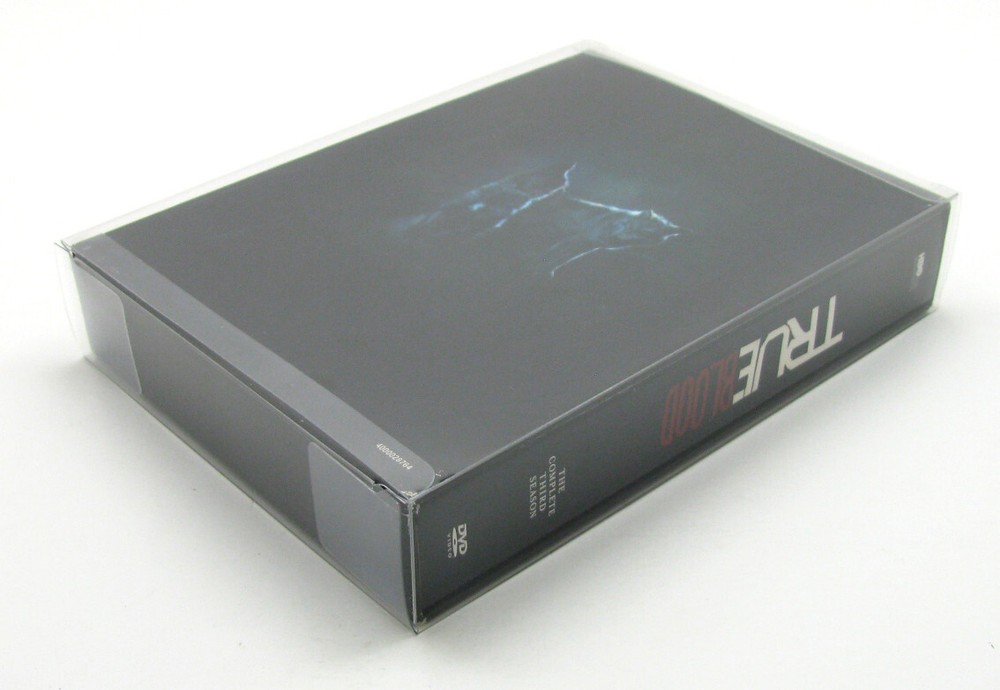 1x DVD OVERSIZED BOX SET (SIZE DVO D) - CLEAR PLASTIC PROTECTIVE BOX PROTECTOR