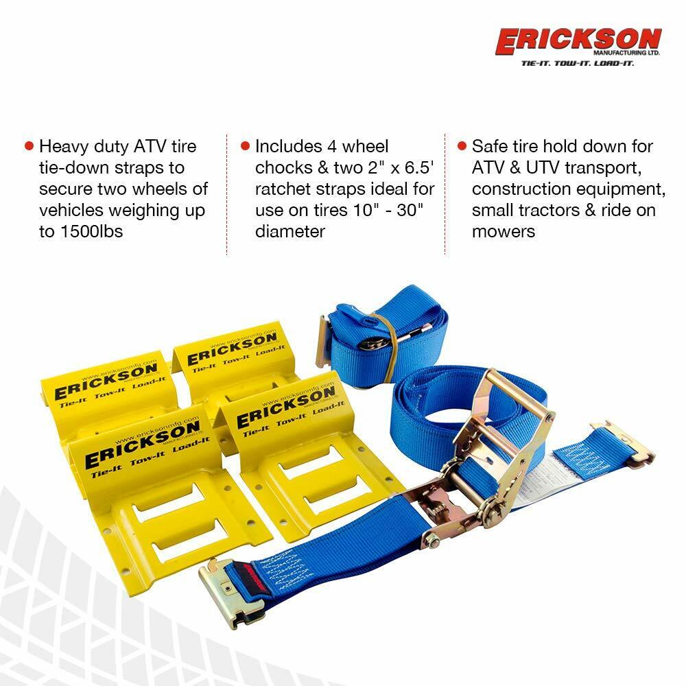 Erickson 09160 Wheel Chock Tie-Down Kit