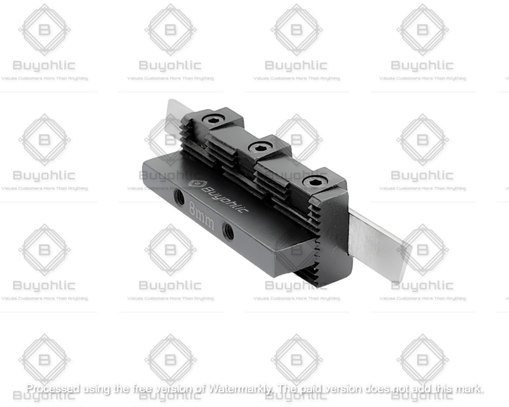 Adjustable T-Parting & Cut Off Tool Holder with Blade for Lathe Machine