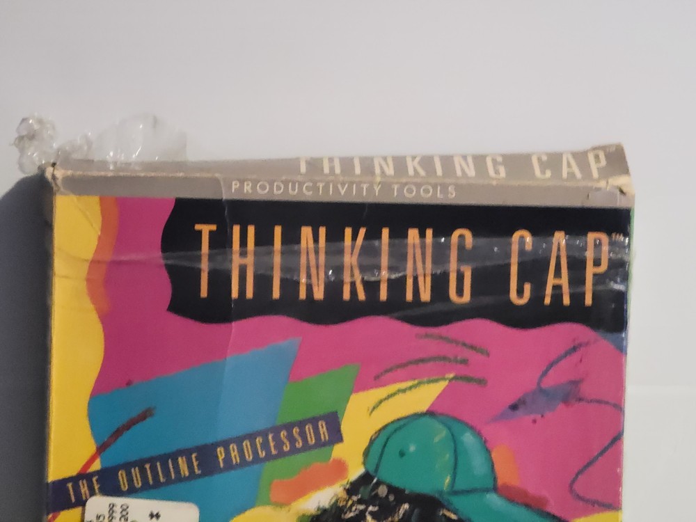 Thinking Cap The Outline Processor by Broderbund for C64 - C128 RARE. UNTESTED