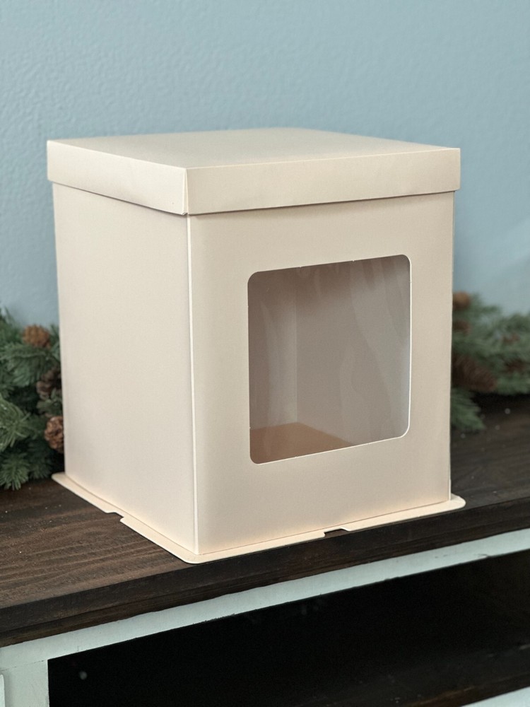 Tall Cake Box- Pink